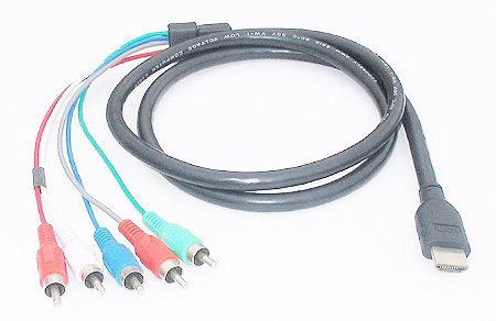HDMI to Component Video + Stereo Audio AV Cable