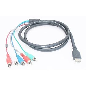 HDMI to Component Video + Stereo Audio AV Cable by DekCell