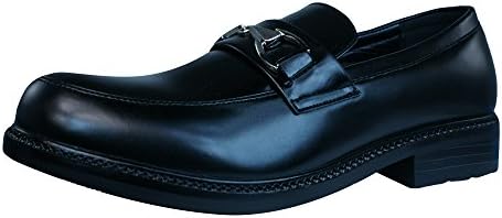 On and Off Mens Slip on Shoes-Black-8