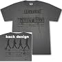 Beatles 'Abbey Road - Brick Wall' 2-sided charcoal tee