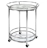 Powell World Map Printing Serving Trolley