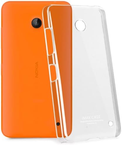IMAK Transparent Crystal Clear Hard Cover Case Shell Compatible for Nokia Lumia 635, Nokia Lumia 630