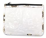 Clear Pouch w/ Binding in Hot Cocoa Print