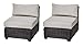 TK Classics TKC Venice Outdoor Wicker Chair in Sesame (Set of 2)