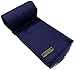 Navy Blue Solid Color Design Nepalese Fringe Shawl Scarf Pashmina CJ Apparel NEW