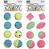 Vo-Toys #15808 8PK Sponge Ball Cat Toy