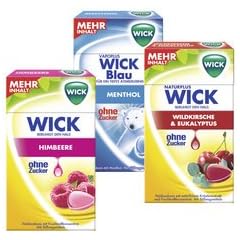 WICK BLAU Bonbons o.Zucker 46 Gramm