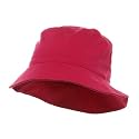 Bio Washed Chino Twill Bucket Hat / Hot Pink