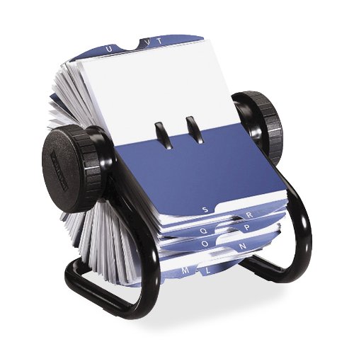Rolodex 67236 Rolodex Open Rotary Business Card File 200 Sleeves 400