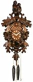IMAGE OF River City Clocks 21-13 One Day Cuckoo Clock with Hand-Carved Squirrels, Bird Nest, And Owls, 13-Inch Tall