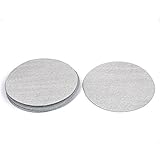 uxcell　サンディングディスクサンドペーパー　研磨布　ホワイト　10個入り　サンドペーパーシート