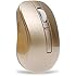 Tonor&reg; Gold 2.4GHz Wireless Optical Mouse USB 2.0 Receiver for PC/Laptop/Computer Fashion Luxury Gold -12 months warranty.