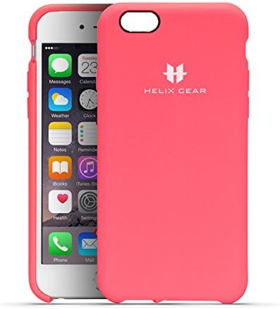 Helix Gear Air Touch Smartphone Case for the iPhone 6/6s - An Exceptionally Well Designed, Soft Touch Case - includes Helix Gear's Comprehensive 1 Year Customer Protection Program (Pink)