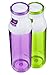 Contigo Jackson Reusable Water Bottles, 24oz, Lilac and Citron, 2-Pack