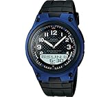 Casio Men's AW80-2BV Alarm Watch Black Rubber/Black Casio Men's AW80-2BV Alarm Watch Black Rubber/Black