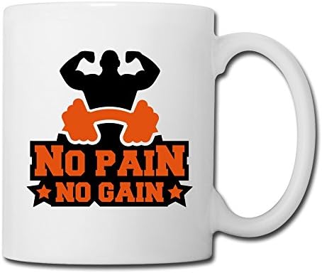 Imugmug GO GYM No Pain No Gain Funny Mugs Coffee Mugs Tee Mugs