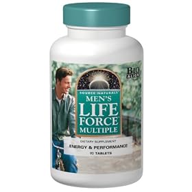 Source Naturals Mens Life Force Tablets, 90-Count Bottle
