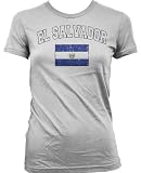 El Salvador Flag International Soccer Juniors T-shirt, Salvadorian National Pride Juniors Shirt