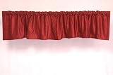 Black Velvet Rod Pocket / Pole Top Valance