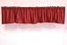 Black Velvet Rod Pocket / Pole Top Valance