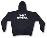 (666)6 SUPER EVIL Men's Hoodie Sweat Shirt Small thru 4XL