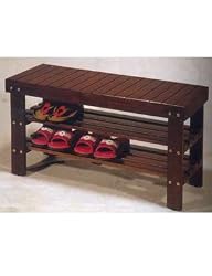 Wooden Shoe Bench