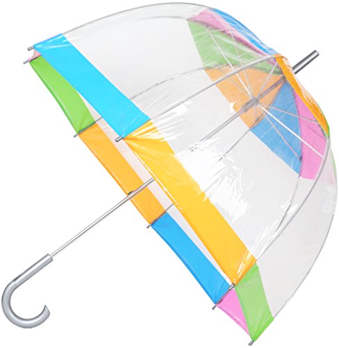Totes Clear Bubble Umbrella (One Size, Multi-Color)