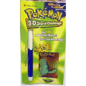Pokemon 3-D Trivia Challenge: Quagsire (Mini Book and reveal pen) Golden Books