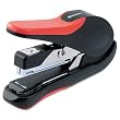 Universal full strip power assist stapler, 25 sheet capacity, red/black