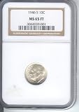 1946-S ROOSEVELT SILVER DIME UNCIR. MS65 FT : image