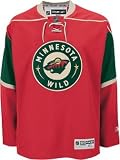 Sporting Goods : Minnesota Wild Replica NHL Youth Team Color Jersey