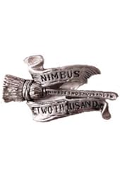 Harry Potter Authentic Pewter Nimbus Two Thousand Pin (Brooch) Warner Brothers TM
