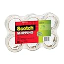Scotch&reg; Packaging Tape, 3500-6, 1.88 Inches x 54.6 Yards, 6-Pack