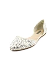 Shoes: INC International Concepts Crescente2 Womens Size 8 Gold Fabric Flats Shoes - INC International Concepts