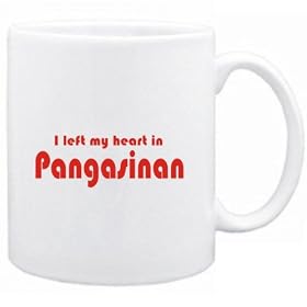I left my heart in Pangasinan Villes Tasse (Blanc, C�ramique, 325 ml)
