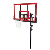 Spalding 88354 In-Ground Basketball System with 48-Inch PolyCarbonate Backboard