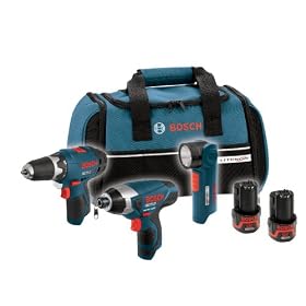 Bosch CLPK30-120 12-Volt Max Litheon Tool Combo Kit, 3-Piece