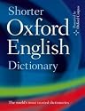 Shorter Oxford English Dictionary: Thumb Indexed