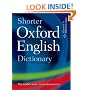 Shorter Oxford English Dictionary: Thumb Indexed