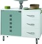 Waschbeckenschrank, Badschrank, Waschbeckenunterschrank, Badunterschrank, Waschbecken Unterschrank mit drei Schublade - Ma�e (LxBxH): ca. 56,5 x 29,5 x 67cm - Modell: "Madison"