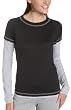 Soffe Junior's Layered Crew Tee