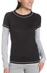 Soffe Juniors' Layered Crew Tee