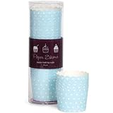 Paper Eskimo Baking Cups with Blue Spots, 25-Pack
