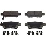 Wagner ThermoQuiet PD1088 Ceramic Disc Pad Set With Installation Hardware, Rear