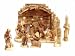 Large Olive Wood Nativity Set - Hand-carved