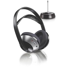 Philips SBCHC8440/05 Wireless HiFi Headphones - Black and Silver