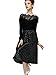 Choies Women Polyester Lace Long Sleeve Tight Black T-Shirt