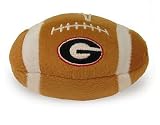 University of Georgia Bulldogs UGA Plush Football Dog Puppy Toy Squeaker