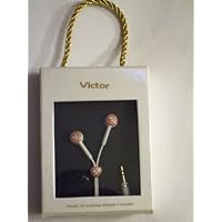 Earphones - Designer Crystal Pink Heart Earphones
