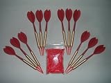 12 Dartpfeile Red Arrow und 100 Ersatzspitzen